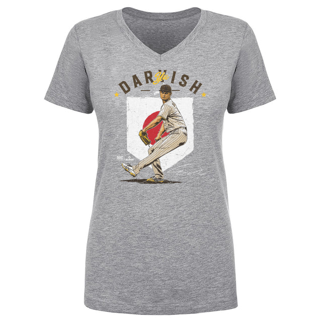 Yu Darvish Women's V-Neck T-Shirt | 500 LEVEL