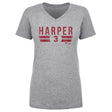 Bryce Harper Women's V-Neck T-Shirt | 500 LEVEL