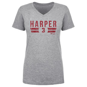 Bryce Harper Women's V-Neck T-Shirt | 500 LEVEL