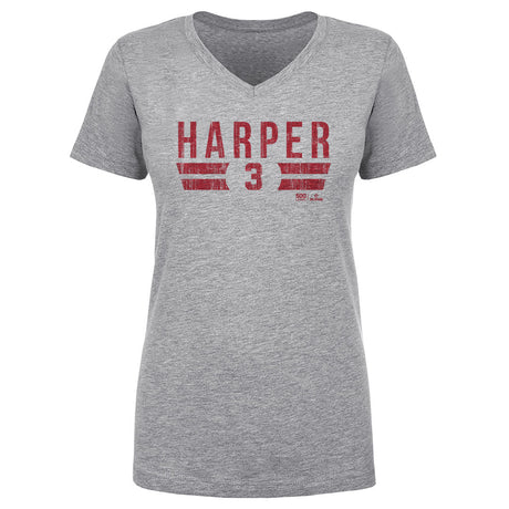 Bryce Harper Women's V-Neck T-Shirt | 500 LEVEL