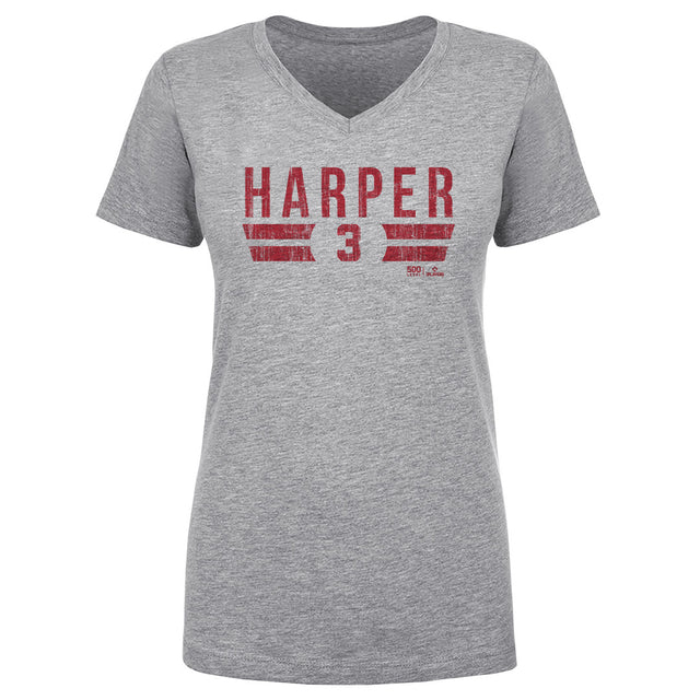 Bryce Harper Women's V-Neck T-Shirt | 500 LEVEL