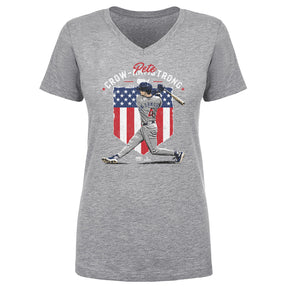 Pete Crow-Armstrong Women's V-Neck T-Shirt | 500 LEVEL
