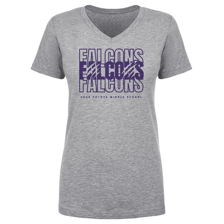 Crown Trio Women's V-Neck T-Shirt | 500 LEVEL