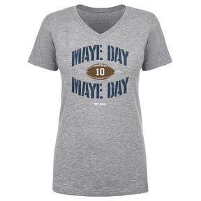 Drake Maye Women's V-Neck T-Shirt | 500 LEVEL