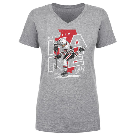 Patrick Kane Women's V-Neck T-Shirt | 500 LEVEL