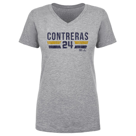 William Contreras Women's V-Neck T-Shirt | 500 LEVEL