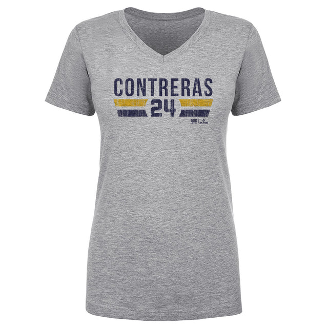 William Contreras Women's V-Neck T-Shirt | 500 LEVEL