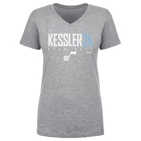 Walker Kessler Women's V-Neck T-Shirt | 500 LEVEL