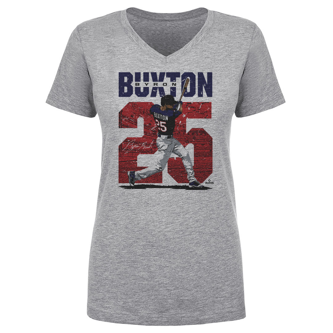Byron Buxton Women's V-Neck T-Shirt | 500 LEVEL