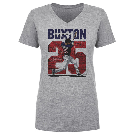 Byron Buxton Women's V-Neck T-Shirt | 500 LEVEL