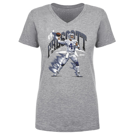 Dak Prescott Women's V-Neck T-Shirt | 500 LEVEL