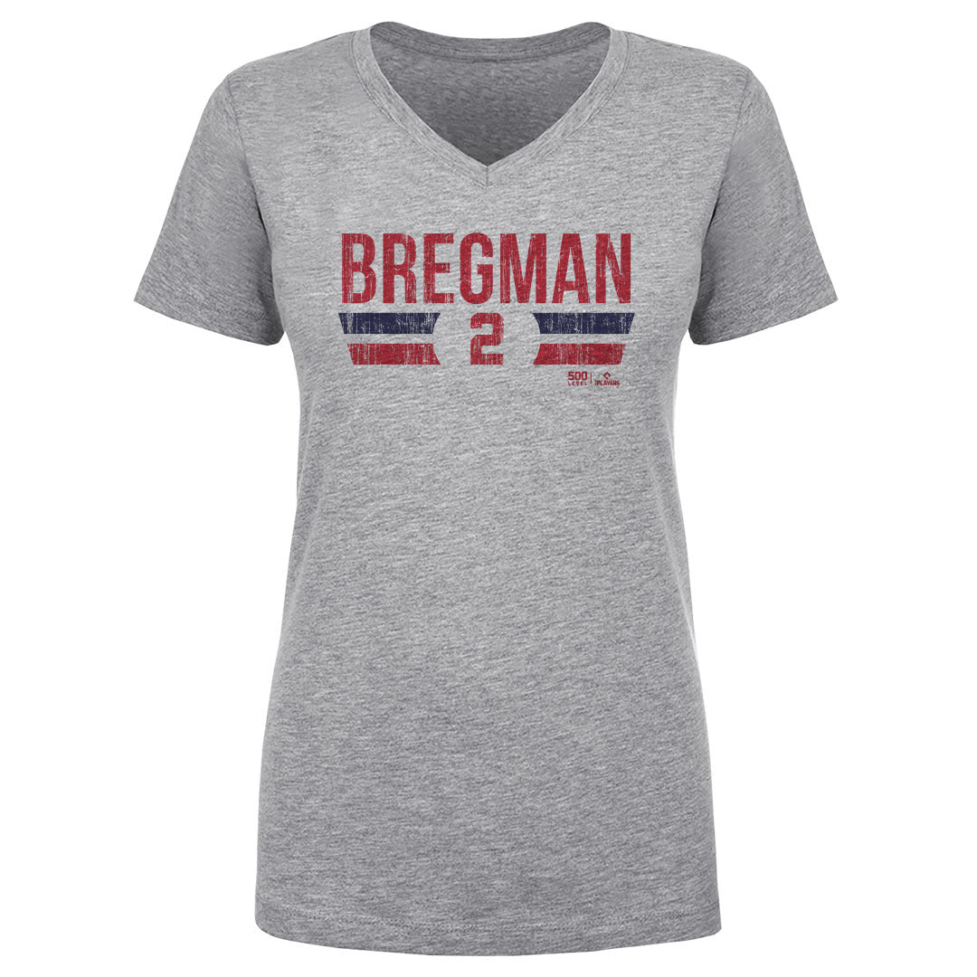 Alex Bregman Women's V-Neck T-Shirt | 500 LEVEL