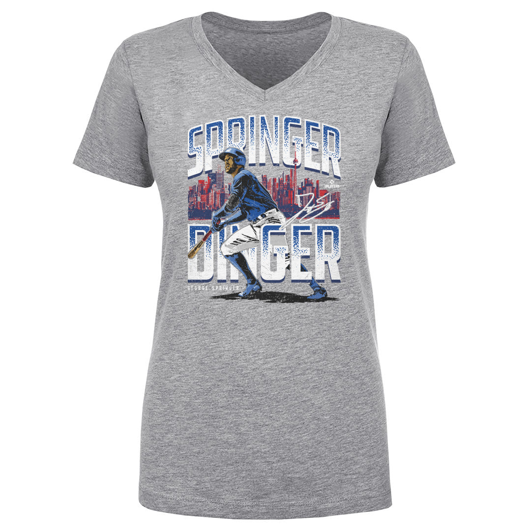 George Springer Women's V-Neck T-Shirt | 500 LEVEL