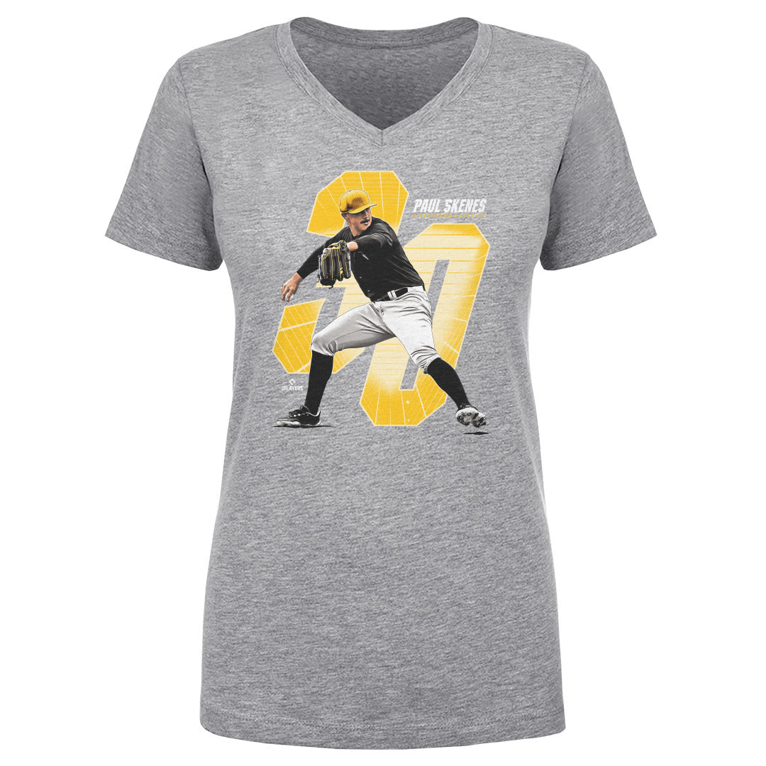 Paul Skenes Women's V-Neck T-Shirt | 500 LEVEL