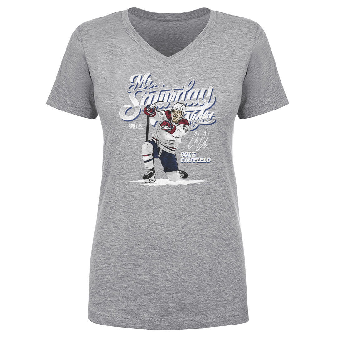 Cole Caufield Women's V-Neck T-Shirt | 500 LEVEL