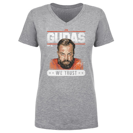 Radko Gudas Women's V-Neck T-Shirt | 500 LEVEL