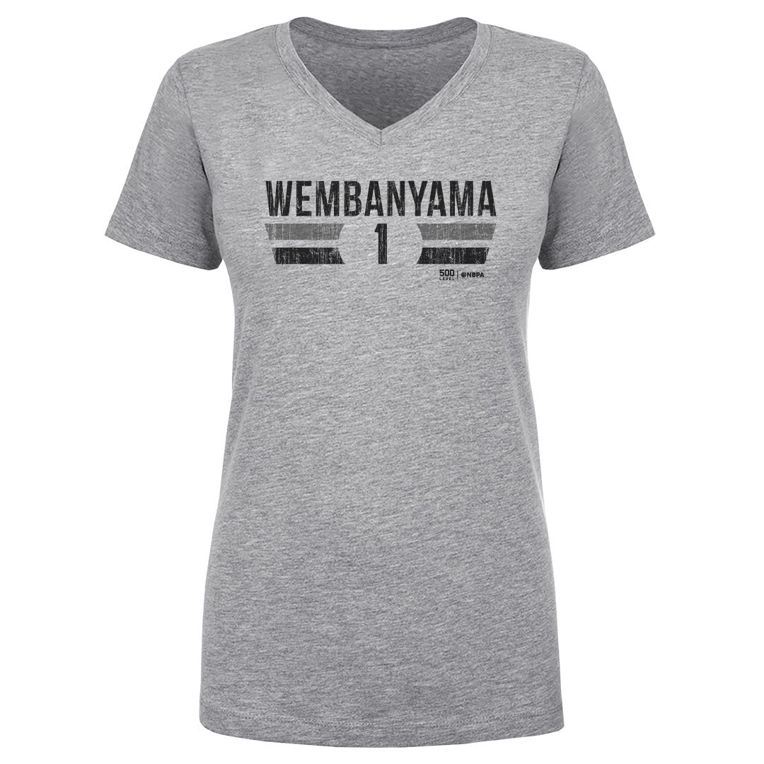 Victor Wembanyama Women's V-Neck T-Shirt | 500 LEVEL