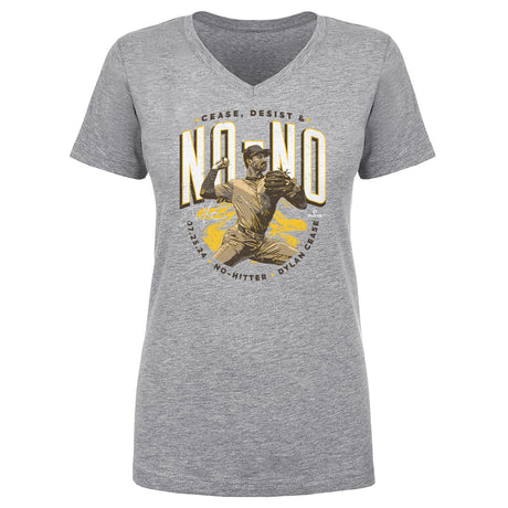 Dylan Cease Women's V-Neck T-Shirt | 500 LEVEL