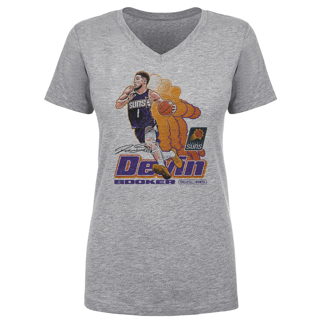 Devin Booker Women's V-Neck T-Shirt | 500 LEVEL