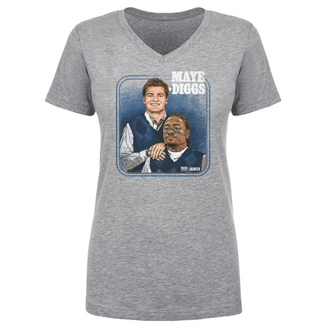 Drake Maye Women's V-Neck T-Shirt | 500 LEVEL