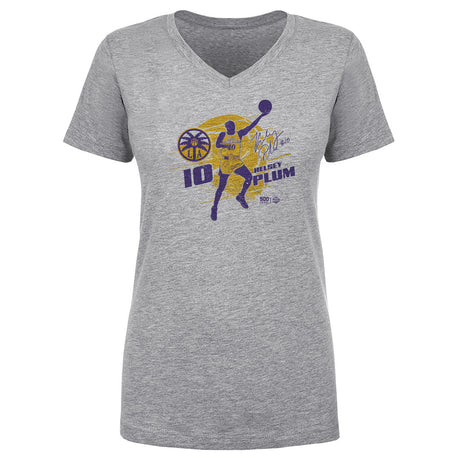 Kelsey Plum Women's V-Neck T-Shirt | 500 LEVEL