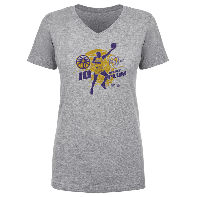 Kelsey Plum Women's V-Neck T-Shirt | 500 LEVEL