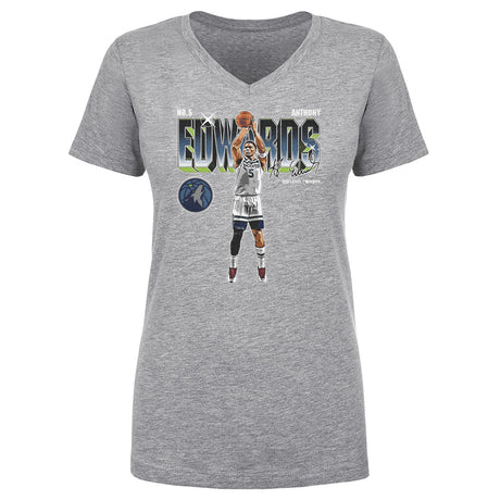 Anthony Edwards Women's V-Neck T-Shirt | 500 LEVEL