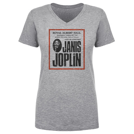 Janis Joplin Women's V-Neck T-Shirt | 500 LEVEL
