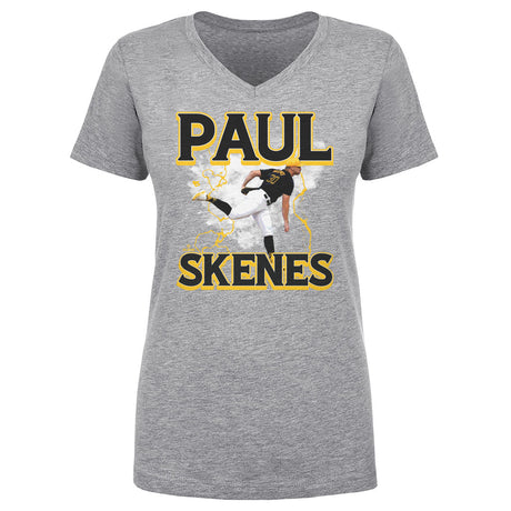 Paul Skenes Women's V-Neck T-Shirt | 500 LEVEL