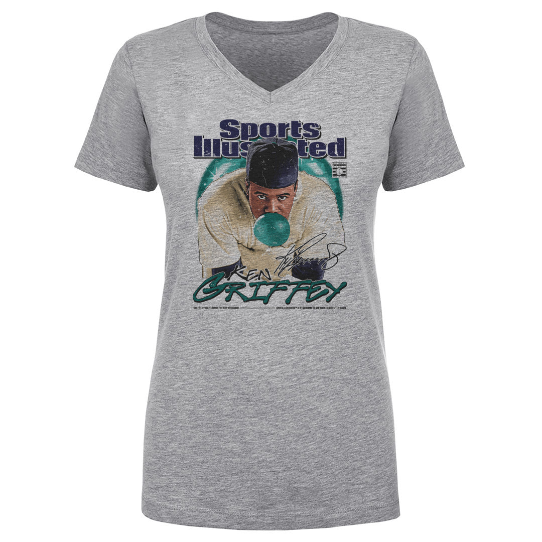 Ken Griffey Jr. Women's V-Neck T-Shirt | 500 LEVEL