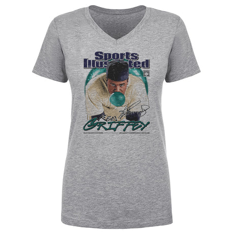 Ken Griffey Jr. Women's V-Neck T-Shirt | 500 LEVEL