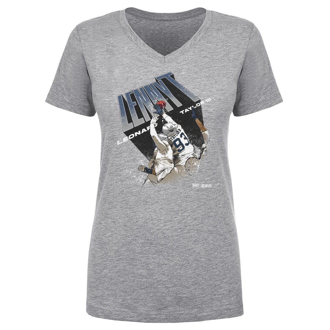 Leonard Taylor III Women's V-Neck T-Shirt | 500 LEVEL