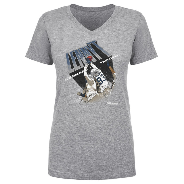 Leonard Taylor III Women's V-Neck T-Shirt | 500 LEVEL