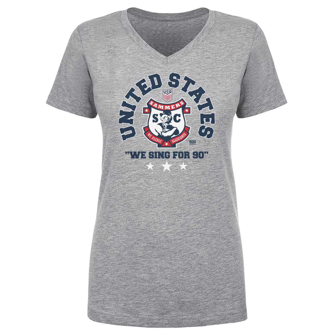 U.S. Soccer Women's V-Neck T-Shirt | 500 LEVEL