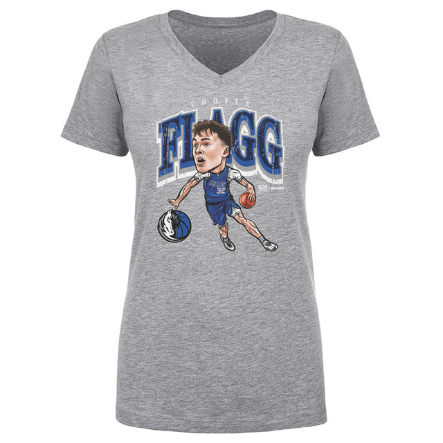 Cooper Flagg Women's V-Neck T-Shirt | 500 LEVEL