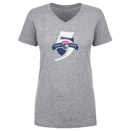 San Diego Wave FC Women's V-Neck T-Shirt | 500 LEVEL