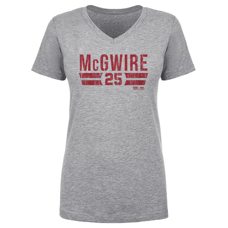 Mark McGwire Women's V-Neck T-Shirt | 500 LEVEL