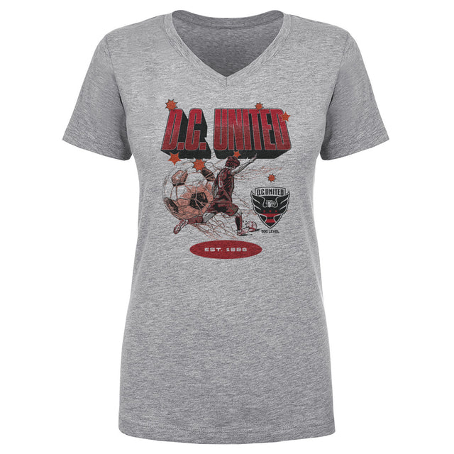 D.C. United Women's V-Neck T-Shirt | 500 LEVEL