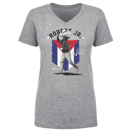 Luis Robert Women's V-Neck T-Shirt | 500 LEVEL