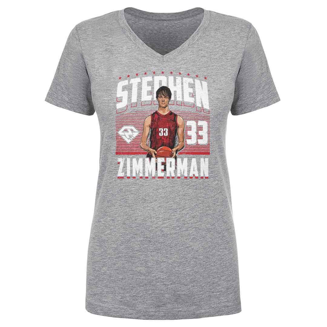 Stephen Zimmerman Women's V-Neck T-Shirt | 500 LEVEL