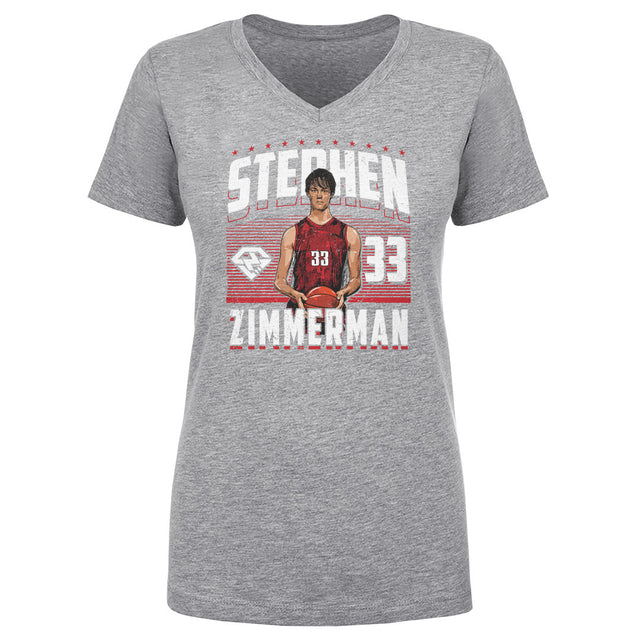 Stephen Zimmerman Women's V-Neck T-Shirt | 500 LEVEL
