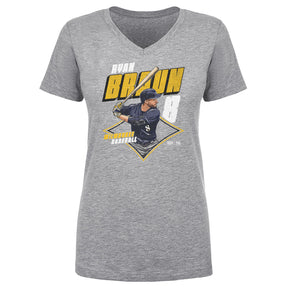 Ryan Braun Women's V-Neck T-Shirt | 500 LEVEL
