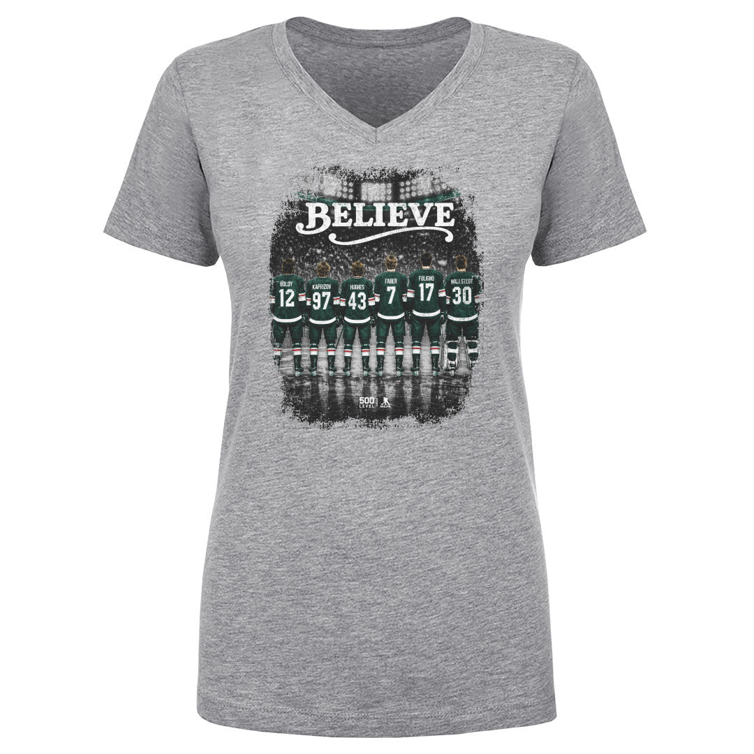 Minnesota Hockey Women's V-Neck T-Shirt | 500 LEVEL
