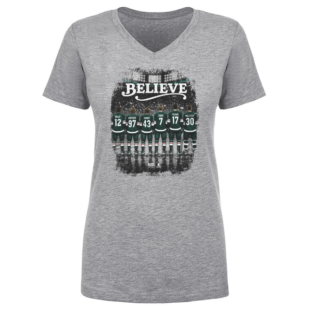 Minnesota Hockey Women's V-Neck T-Shirt | 500 LEVEL