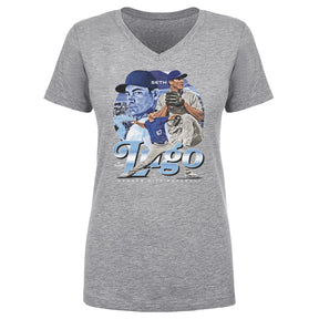 Seth Lugo Women's V-Neck T-Shirt | 500 LEVEL