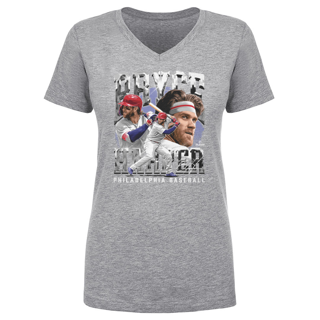 Bryce Harper Women's V-Neck T-Shirt | 500 LEVEL