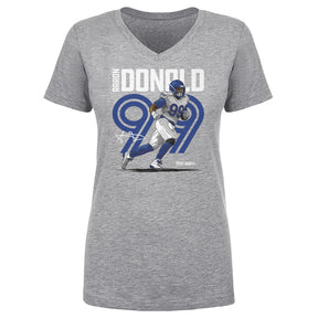 Aaron Donald Women's V-Neck T-Shirt | 500 LEVEL