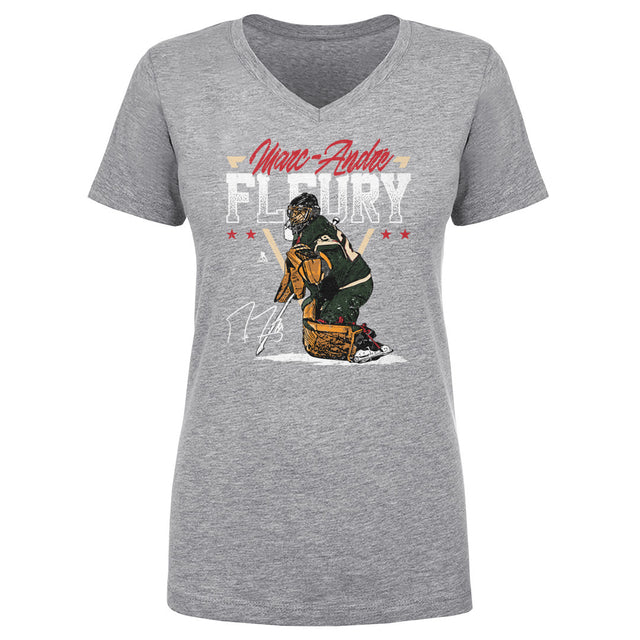 Marc-Andre Fleury Women's V-Neck T-Shirt | 500 LEVEL