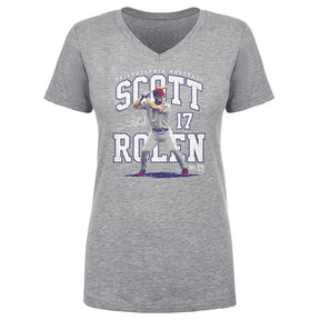 Scott Rolen Women's V-Neck T-Shirt | 500 LEVEL