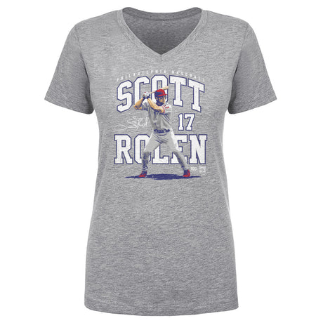 Scott Rolen Women's V-Neck T-Shirt | 500 LEVEL